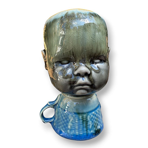 Ali Burnette 6" Crying Child Head Vessel DP6155